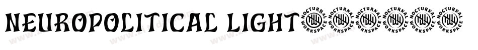 Neuropolitical Light字体转换